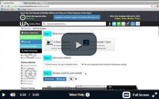 Wealthy Affiliate Walkthrough
