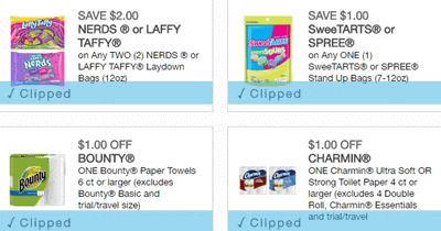 Clip Coupons online