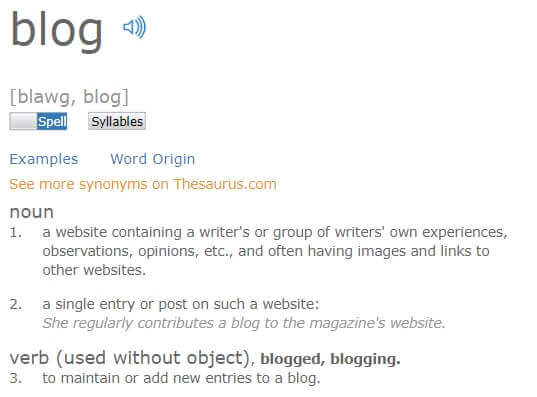 What is Blogging and does it work