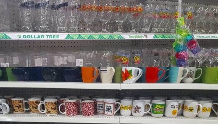 Glasses and Mugs for a Dollar