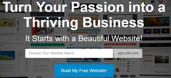 build a free website in