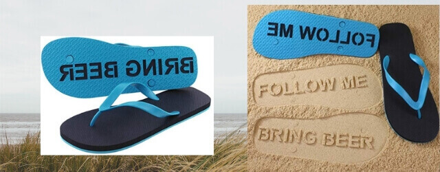 Follow Me Flip Flops